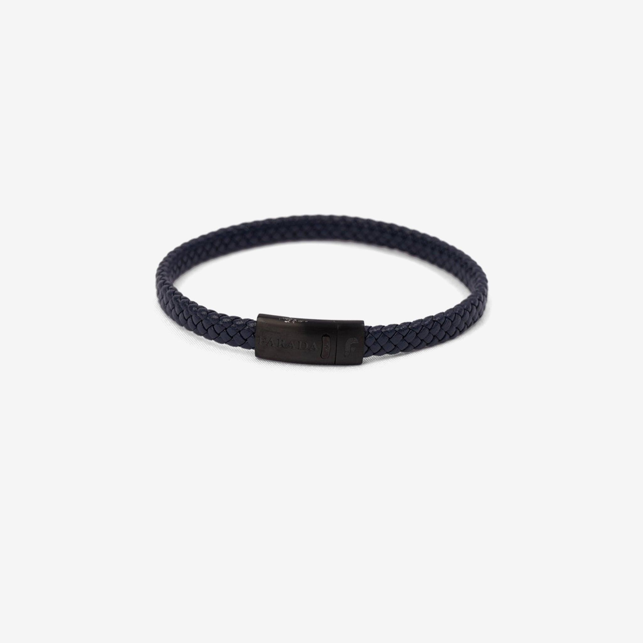 FARADA BRAIDED BRACELET FOR MEN - NAVY - Farada