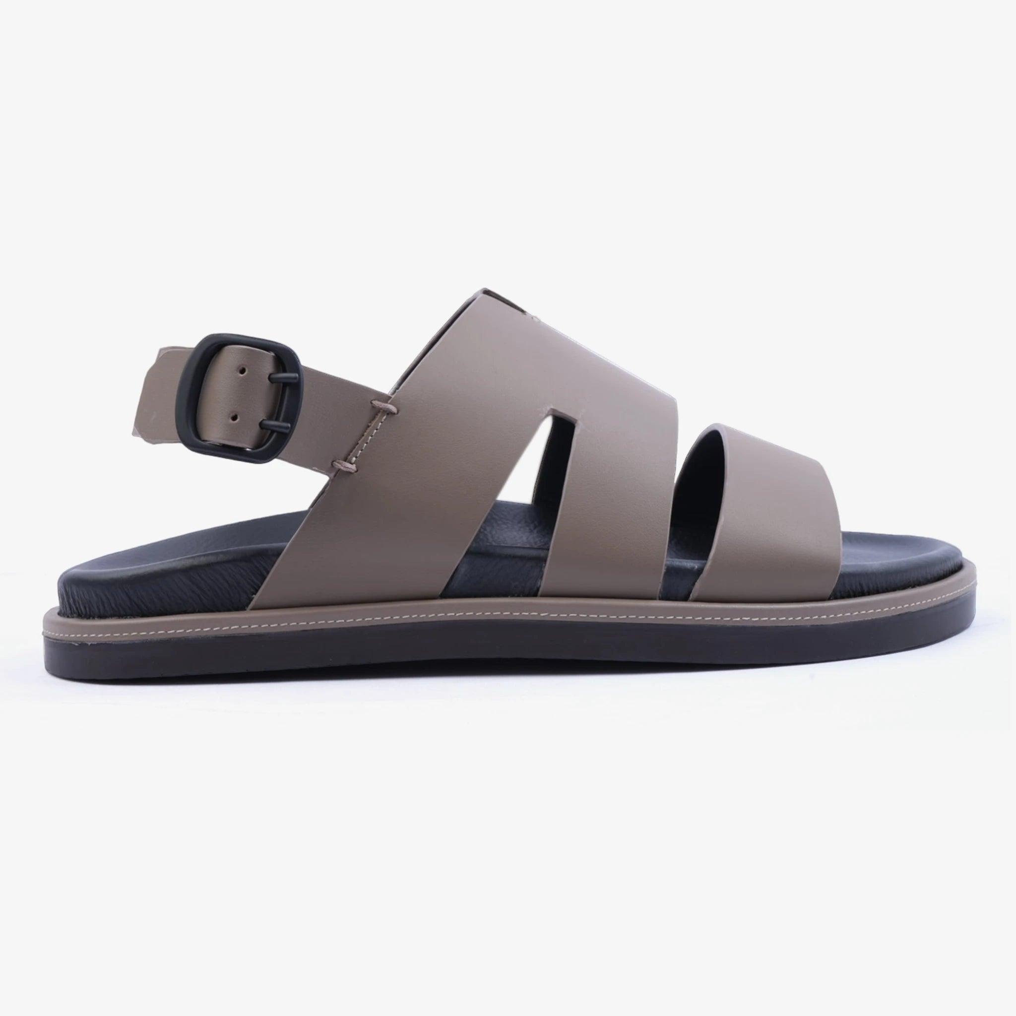 FARADA CLASSIC MATTE ARABIC SANDALS WITH BACK STRIP TORBA - Farada
