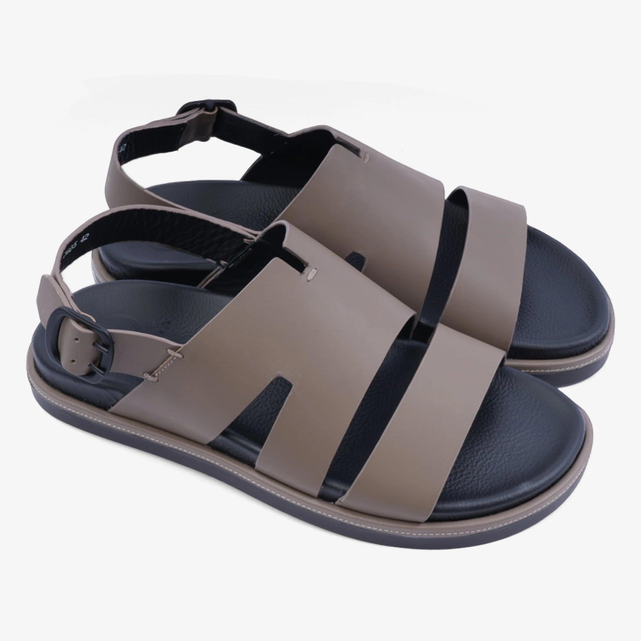 FARADA CLASSIC MATTE ARABIC SANDALS WITH BACK STRIP TORBA - Farada