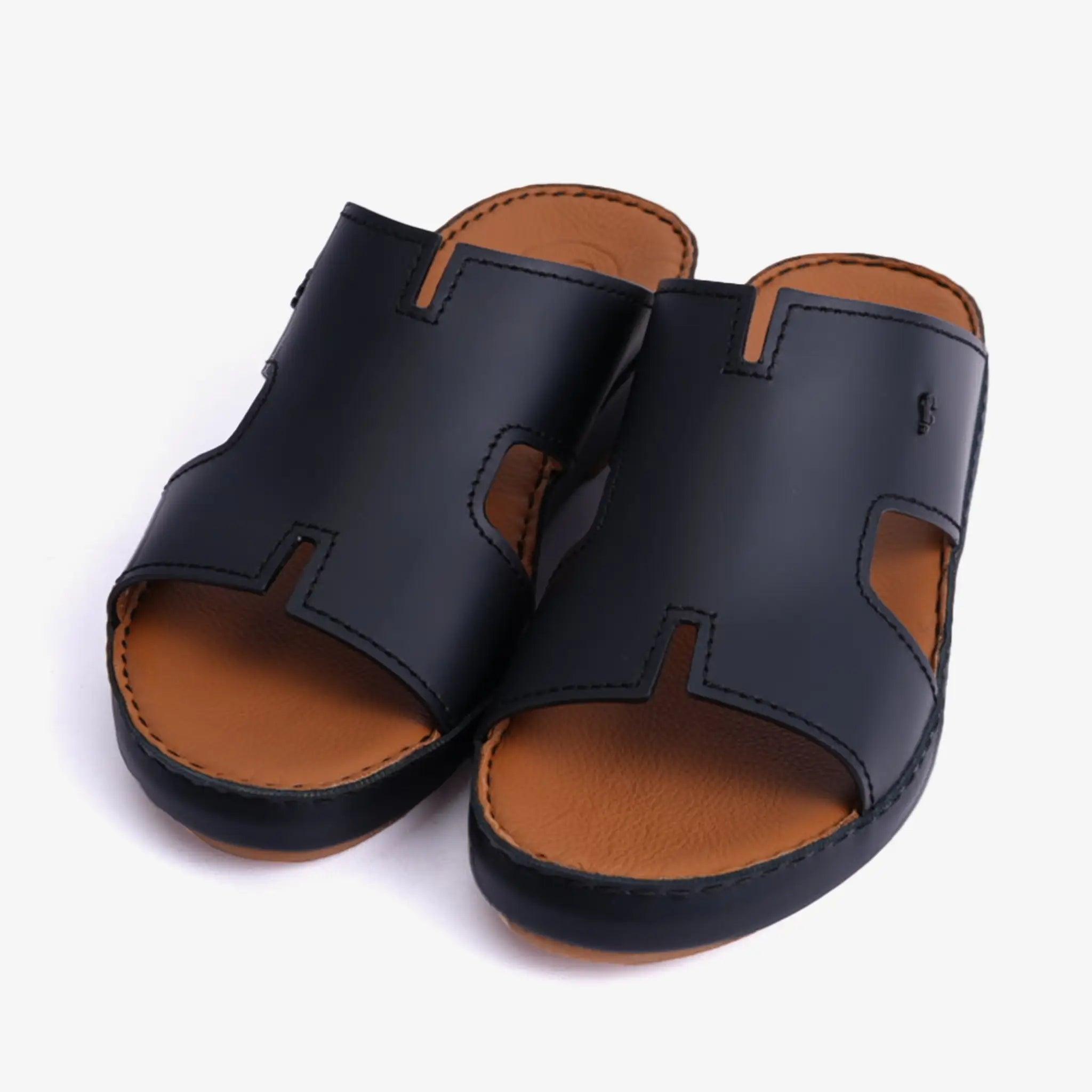 FARADA MENS DAVINCI BANI ARABIC SANDALS BLACK - Farada