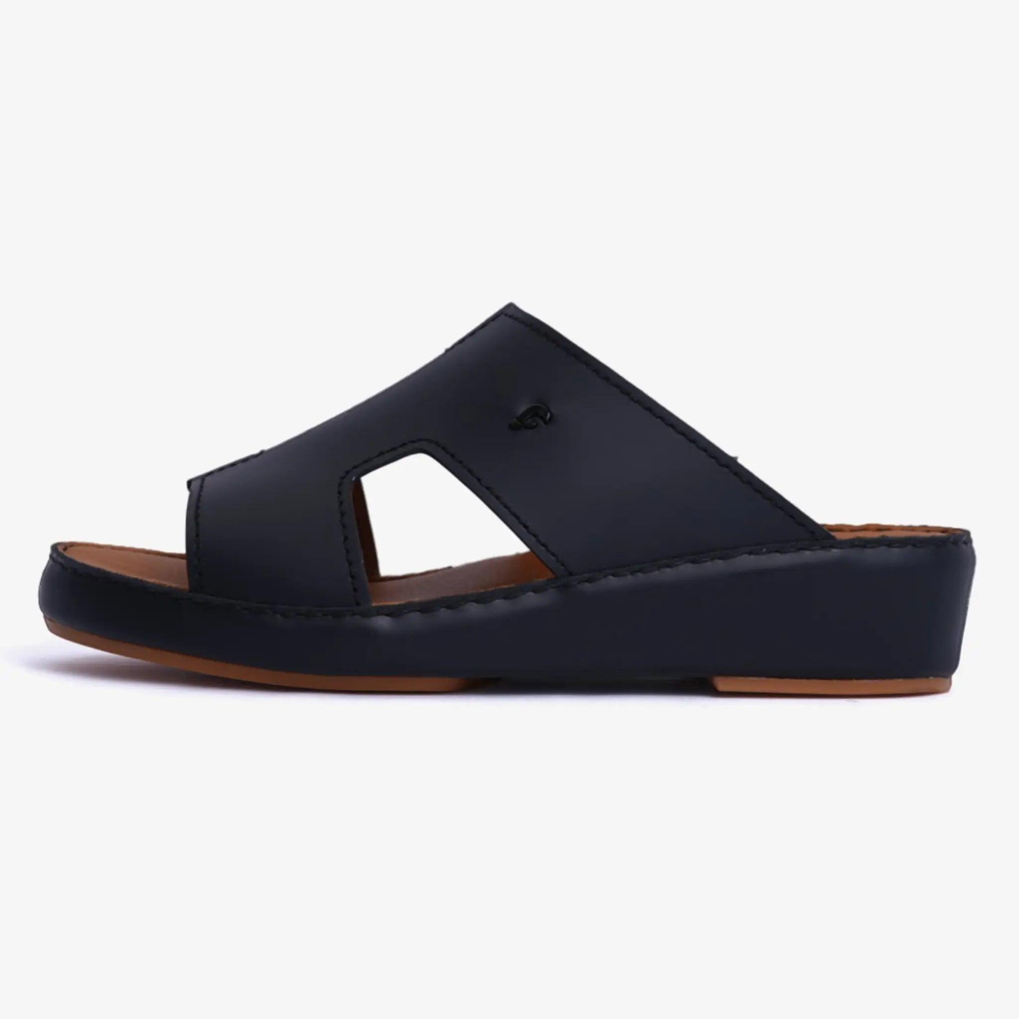FARADA MENS DAVINCI BANI ARABIC SANDALS BLACK - Farada