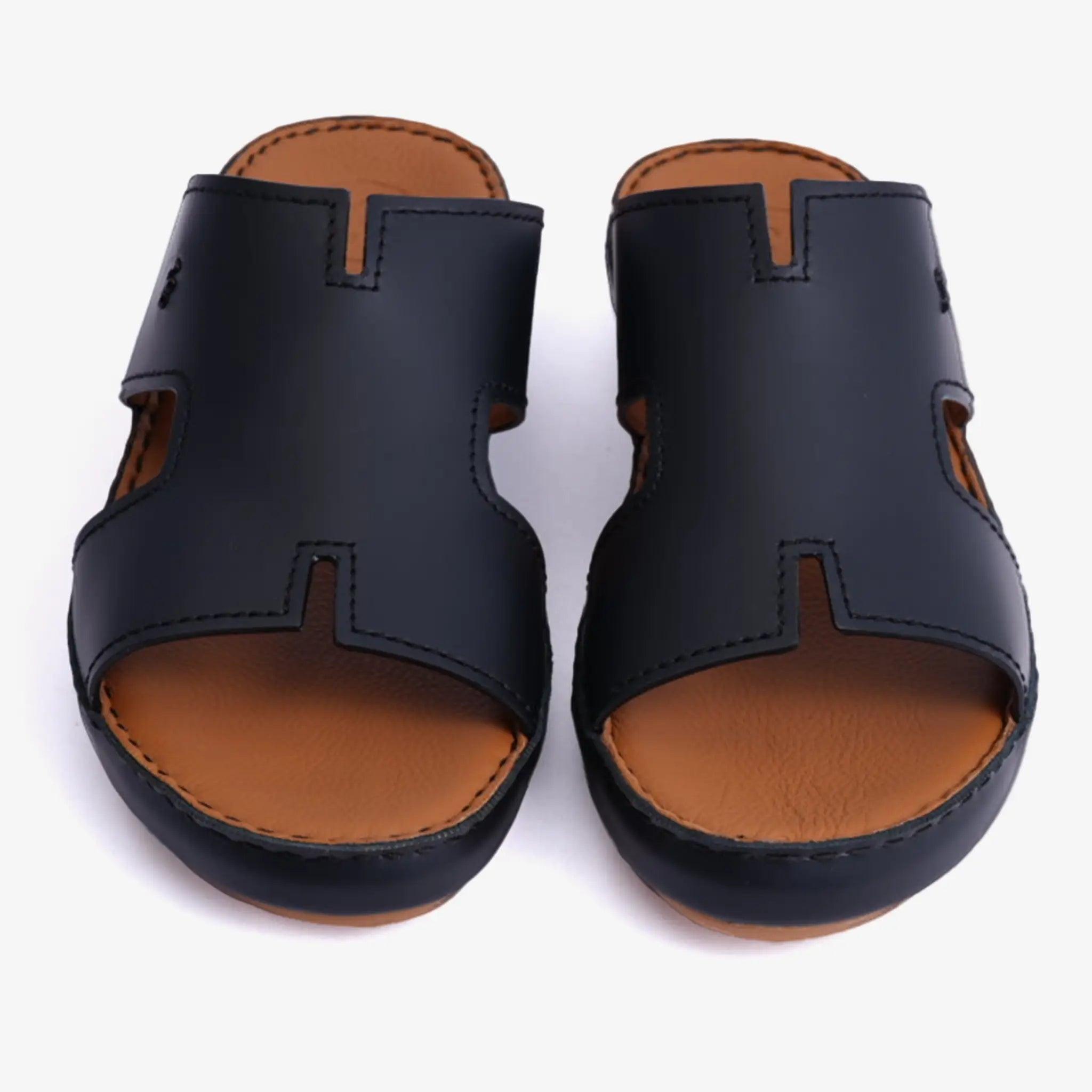 FARADA MENS DAVINCI BANI ARABIC SANDALS BLACK - Farada