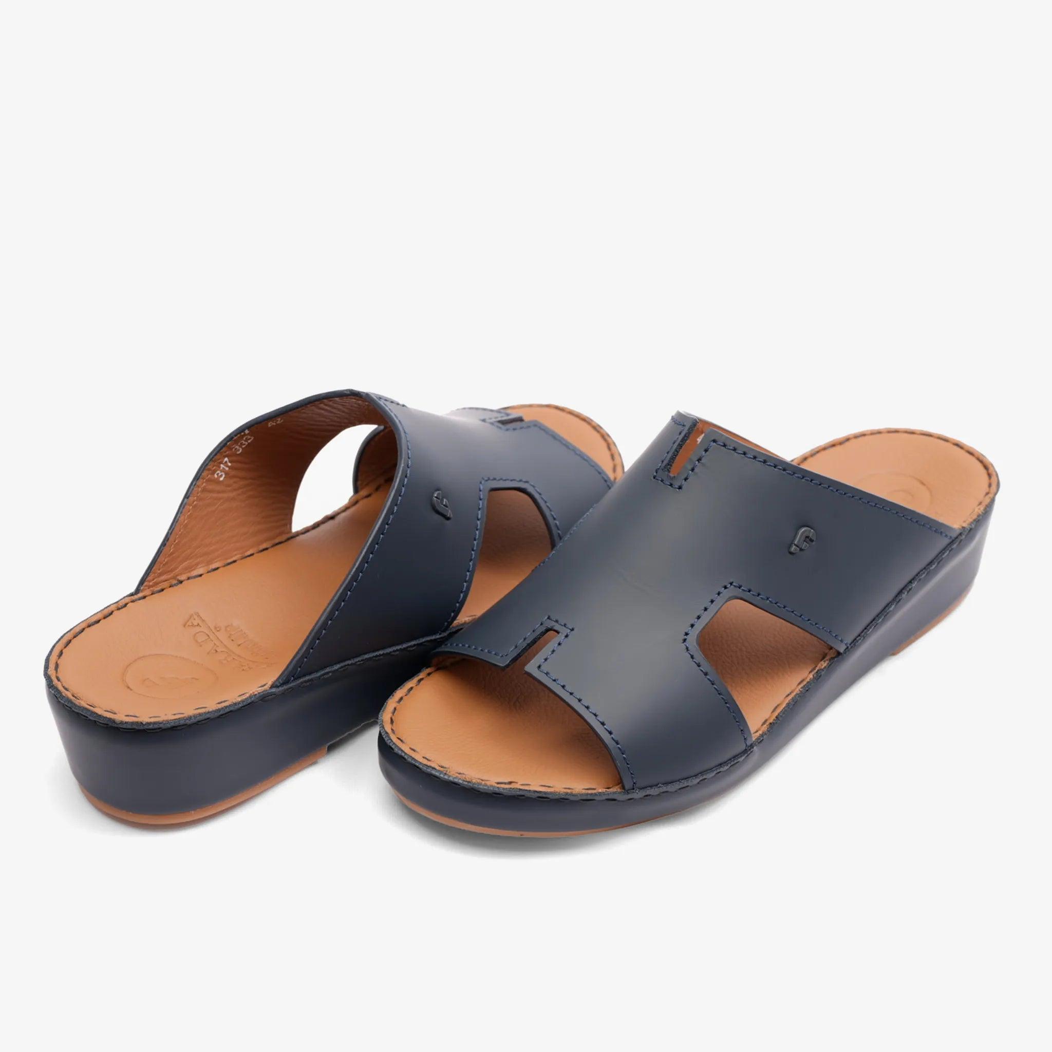 FARADA MENS DAVINCI BANI ARABIC SANDALS NAVY - Farada