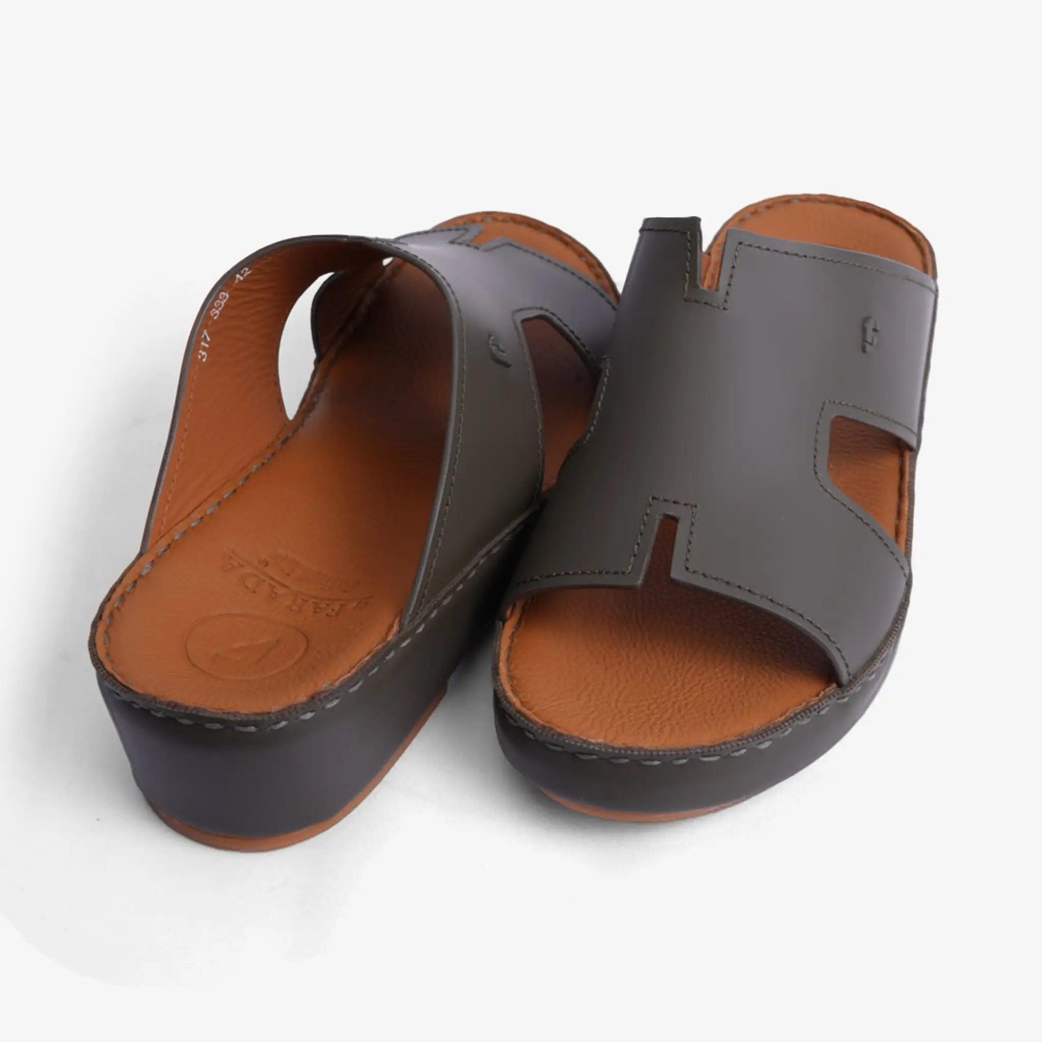 FARADA MENS DAVINCI BANI ARABIC SANDALS OLIVE - Farada