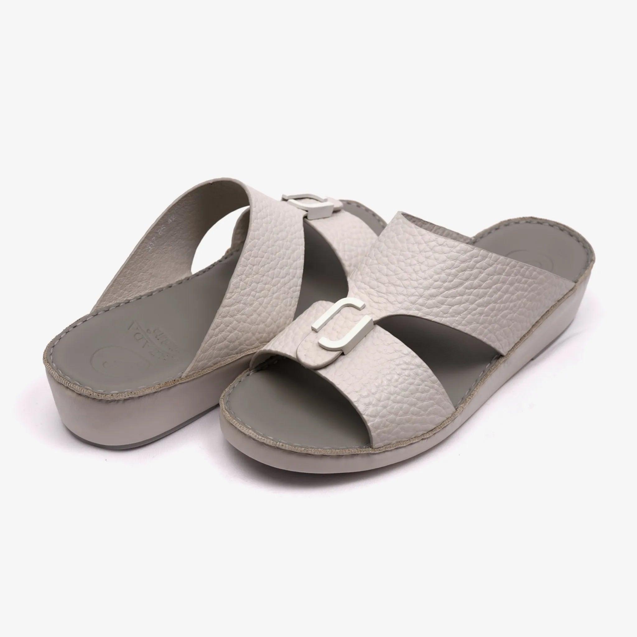 FARADA UNLINED HAMMERED ARABIC SANDALS DAVINCI AVORIA - Farada