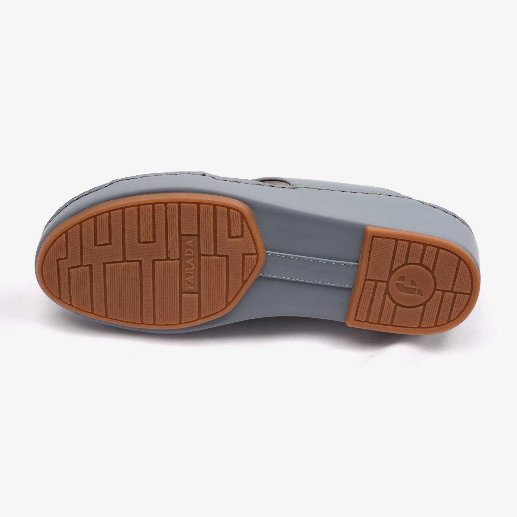 MATTE CLASSIC DAVINCI ARABIC SANDALS NEW EDITION BLUE-GREY - Farada