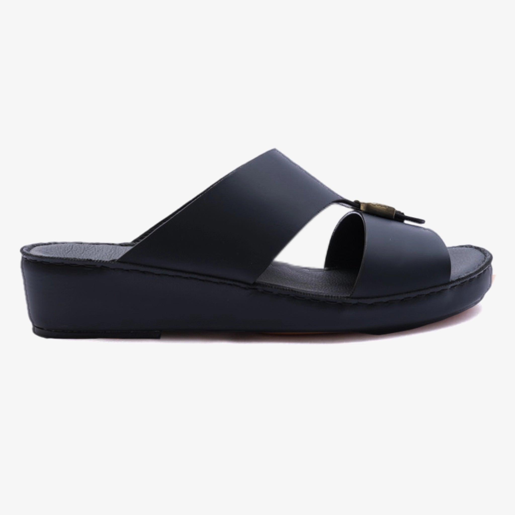 ROSSINI MENS FARADA ARABIC SANDALS BLACK - Farada