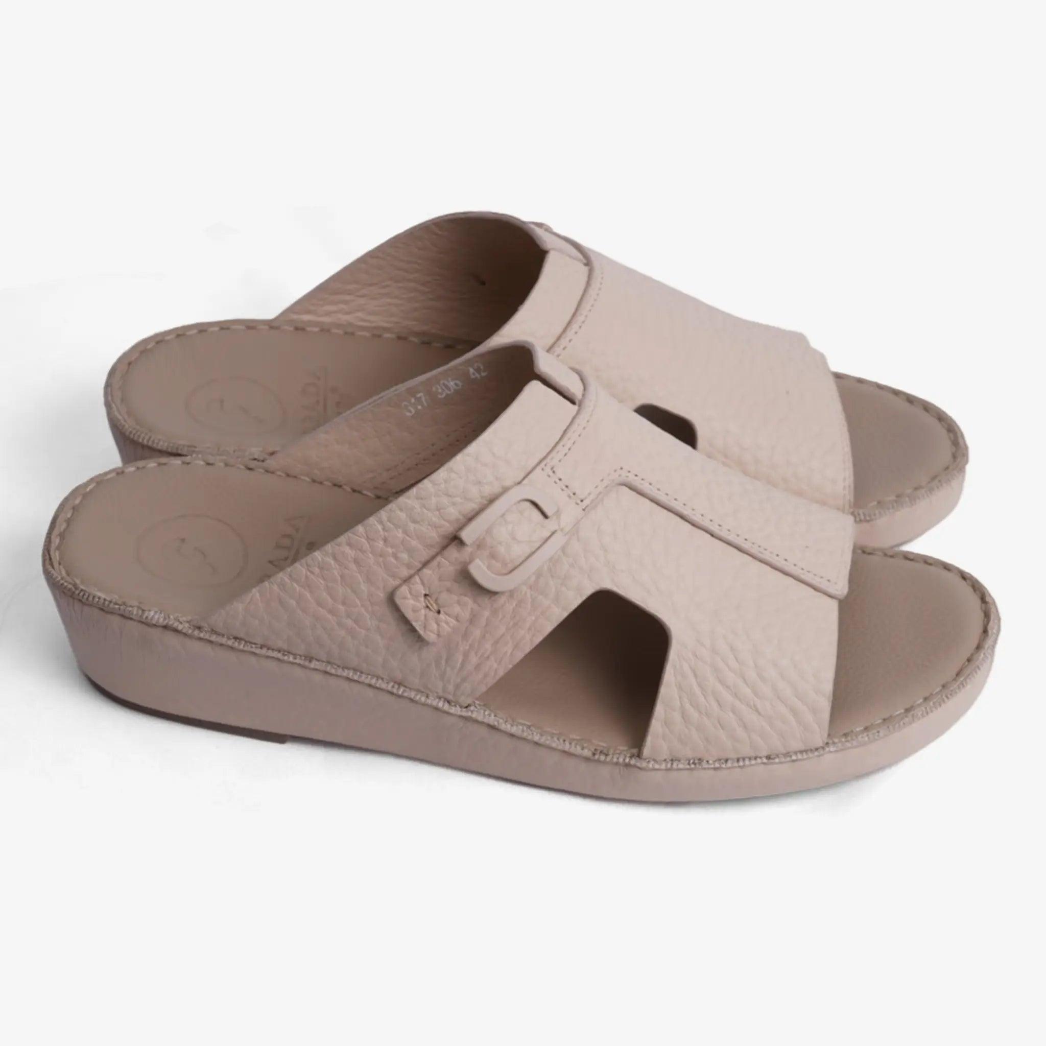 TRENDY UNLINED HAMMERED EINAUDI ARABIC SANDALS SAHARA - Farada