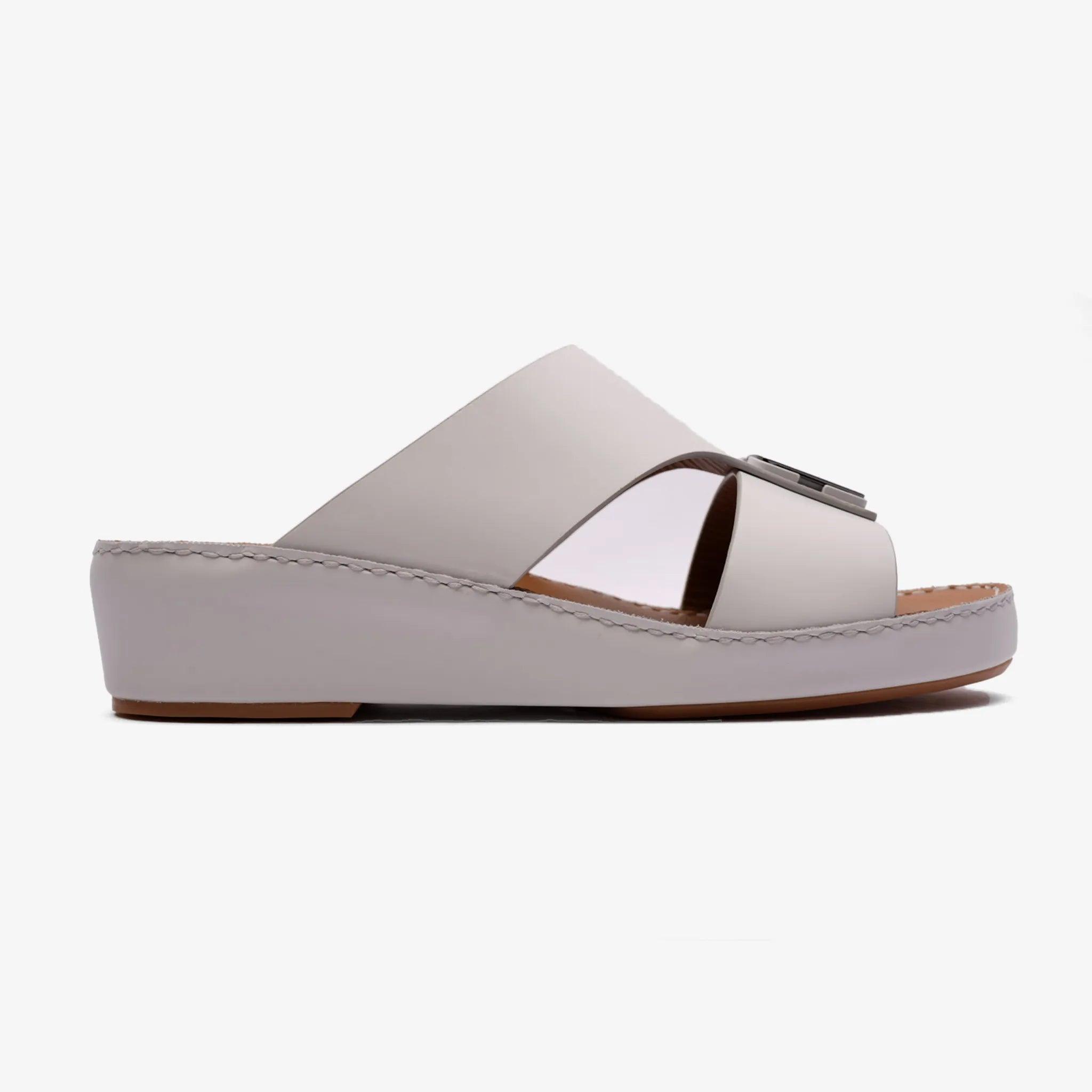 DAVINCI TIMELESS MATT ARABIC SANDALS LIGHT-GREY - Farada