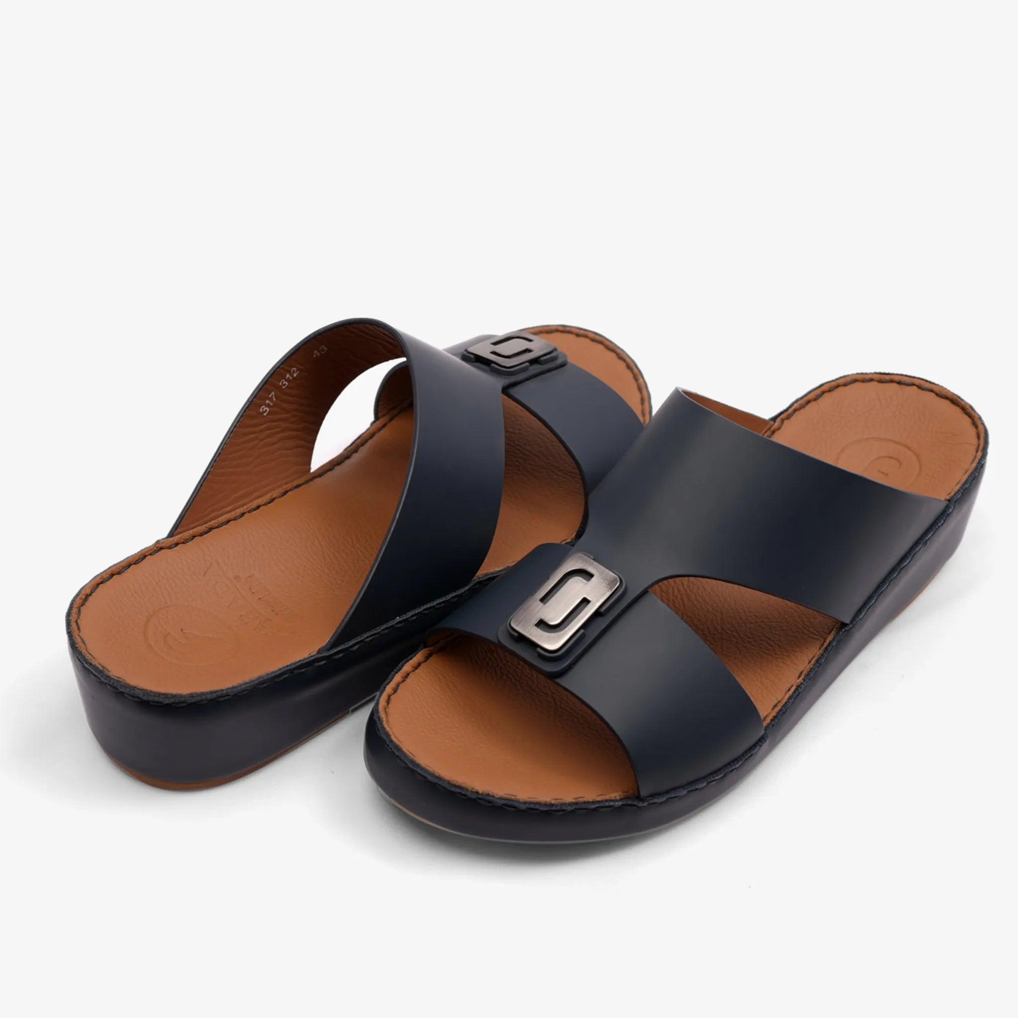 DAVINCI TIMELESS MATT ARABIC SANDALS NAVY - Farada