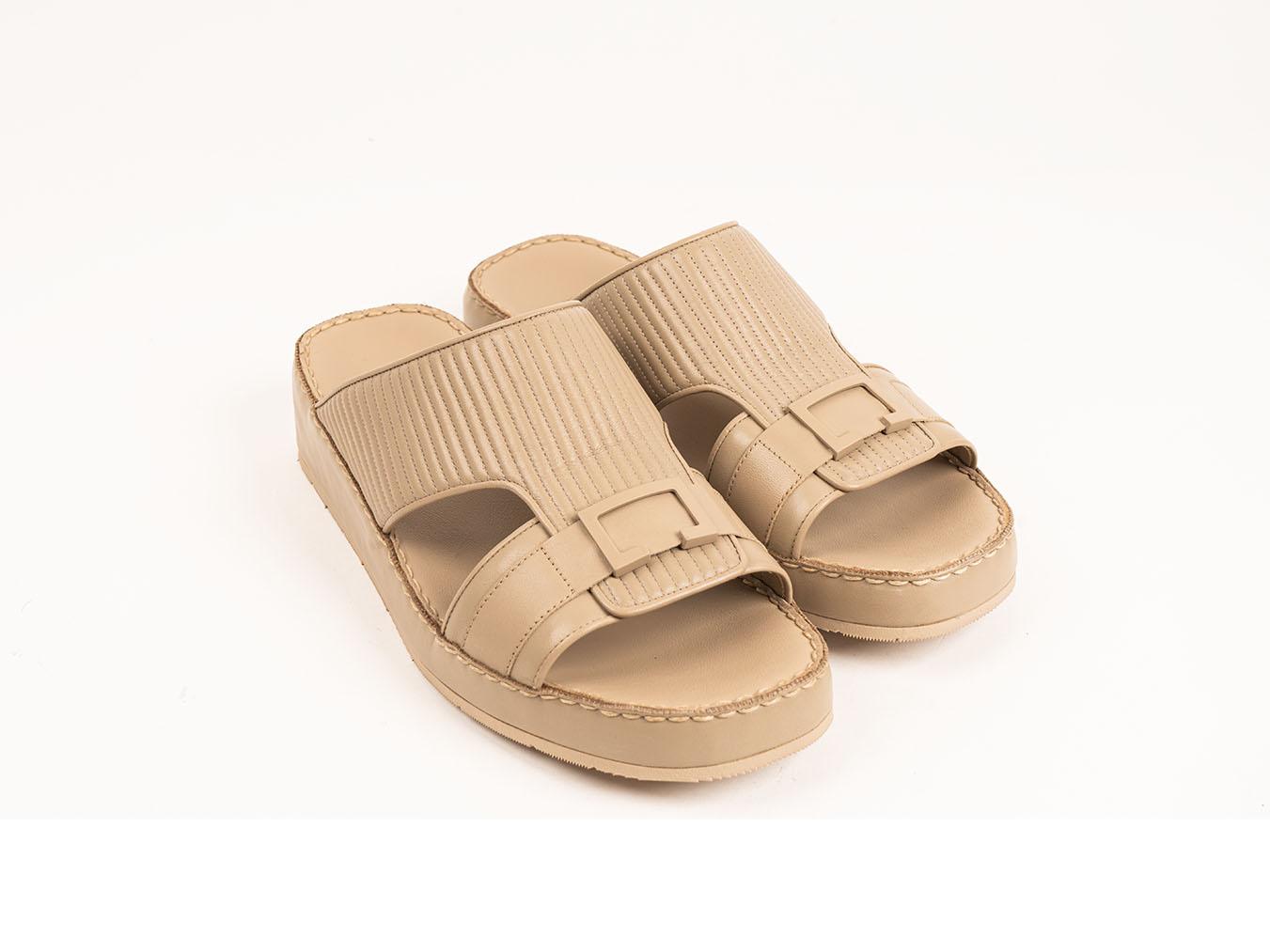 FARADA MILANO ARABIC SANDALS BEIGE - Farada