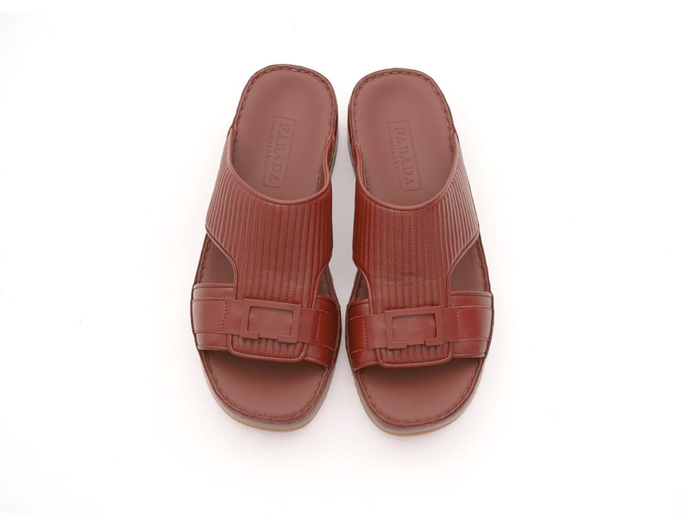 FARADA MILANO ARABIC SANDALS MAROON - Farada