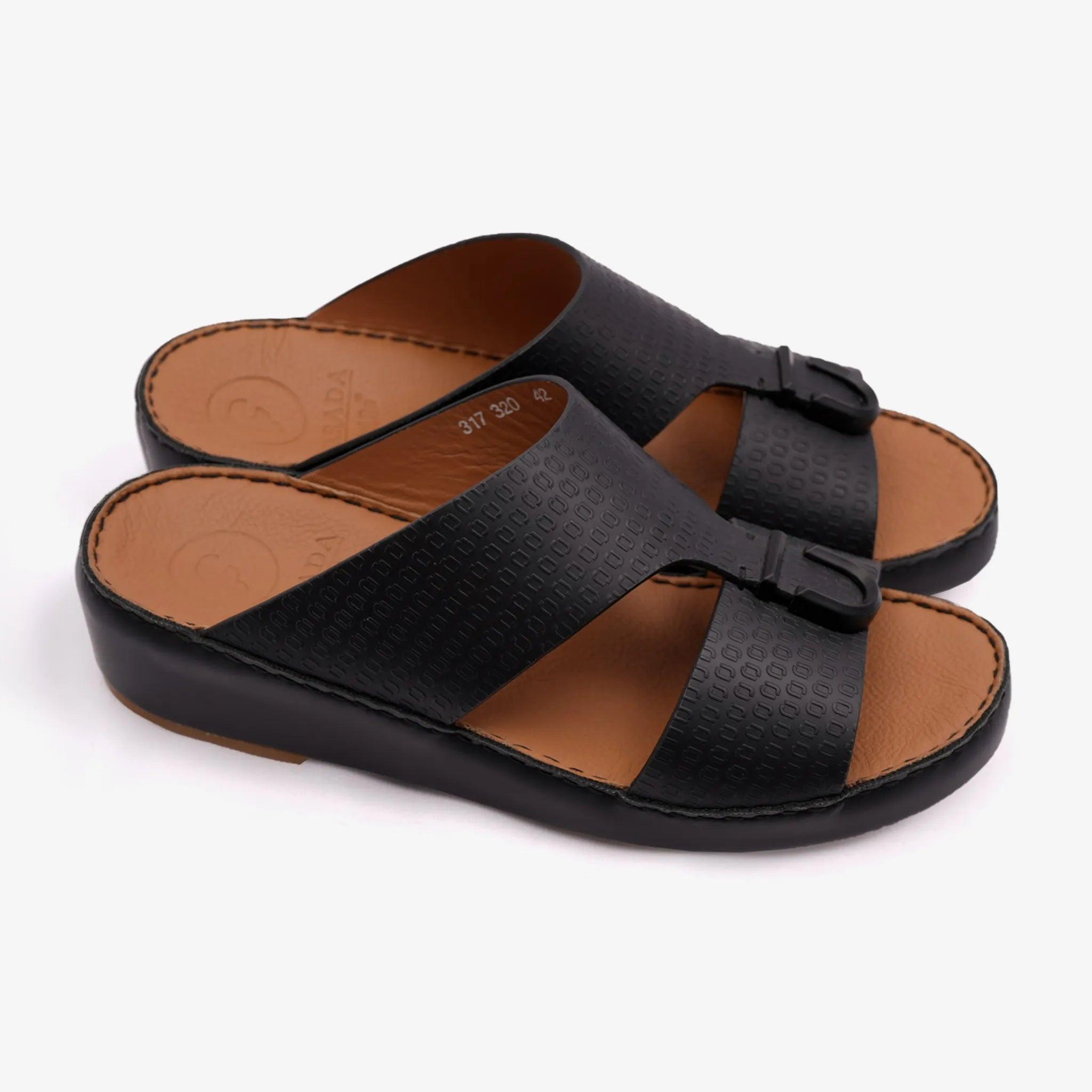 FARADA NEW STYLE ARABIC SANDALS BLACK - Farada