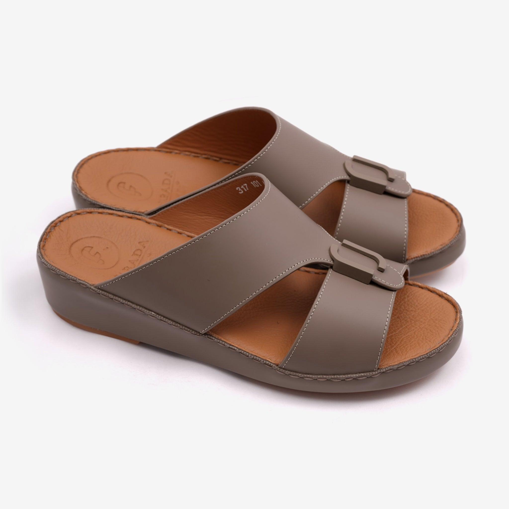 MATTE CLASSIC DAVINCI ARABIC SANDALS EARTH - Farada