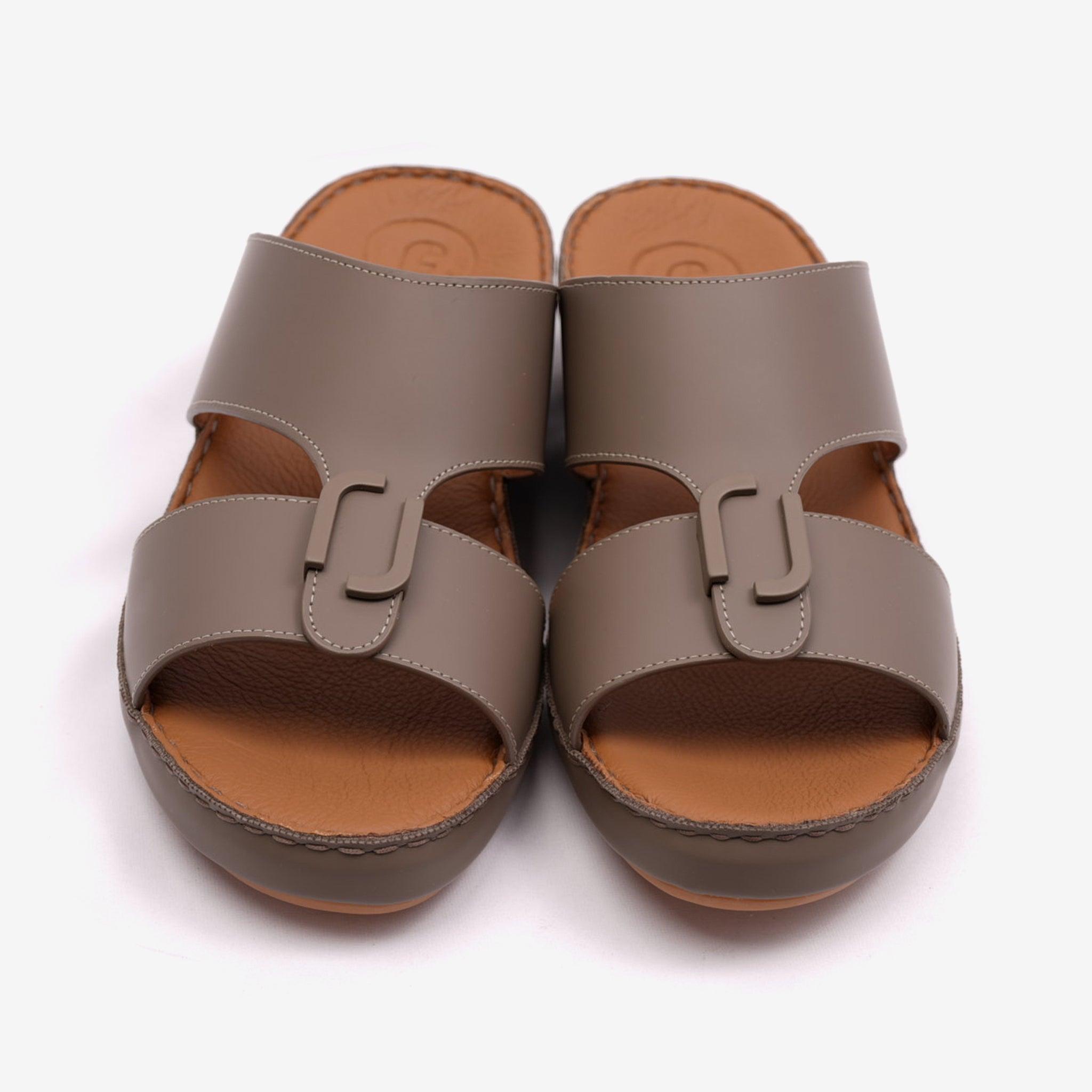 MATTE CLASSIC DAVINCI ARABIC SANDALS EARTH - Farada