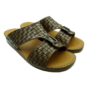 BIG SQUARED WEAVING ARABIC SANDALS (10311) - Farada