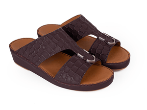 MATTEE CROCO STYLISH ARABIC SANDALS 317307 - Farada